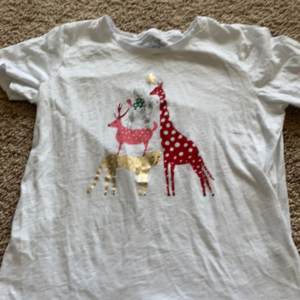 J Crew Christmas t-shirt